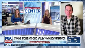 Severe storms threaten the Midwestern US