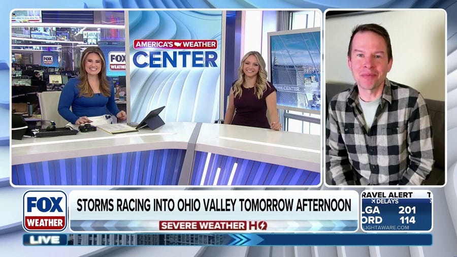 Severe storms threaten the Midwestern US