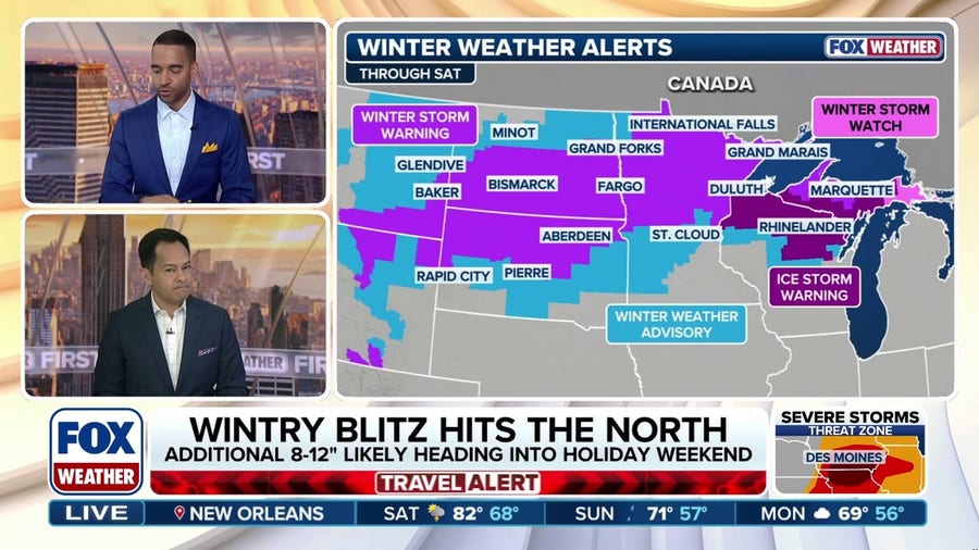 Significant icing knocks out power across parts of Wisconsin, Michigan amid April winter storm