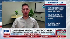 Millions across Eastern U.S. on alert for damaging winds,  dangerous tornado threat