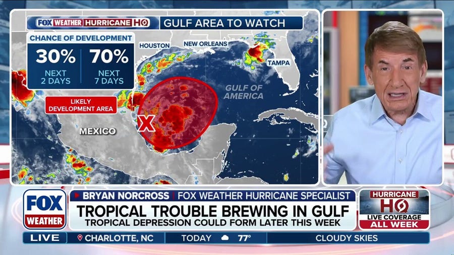 Bryan Norcross Exclusive Analysis: Growing tropical threat in the Gulf