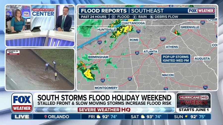 Wet weather and possible flooding for Memorial Day Weekend