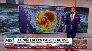 El Niño keeps Pacific active as Typhoon Dolphin barrels west toward Asia