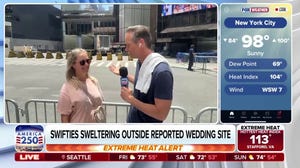 Taylor Swift fans bear brutal heat wave amid Madison Square Garden wedding rumors
