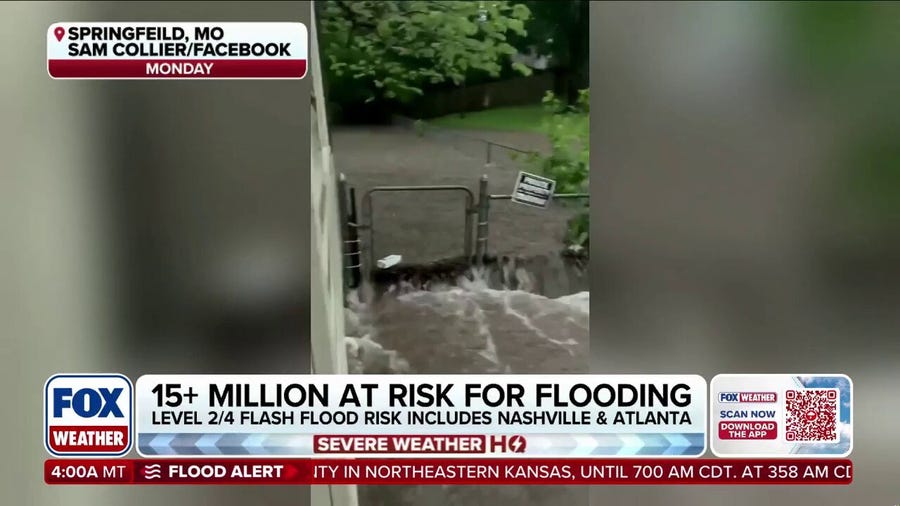 Flash flood threat expands across Central, Southern U.S. as storms continue to threaten millions after days of downpours
