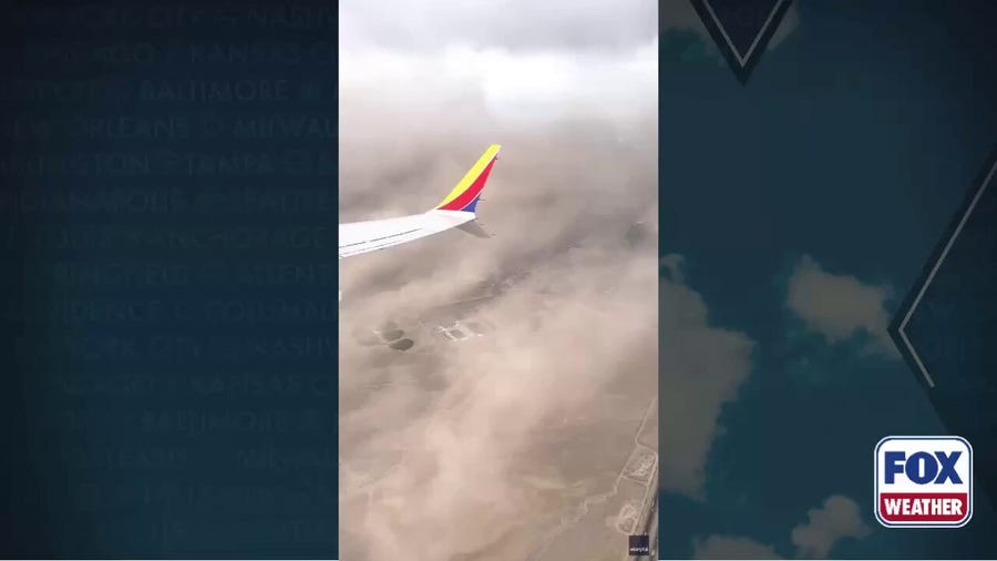 Watch: Airplane passenger captures massive dust storm over New Mexico on camera 