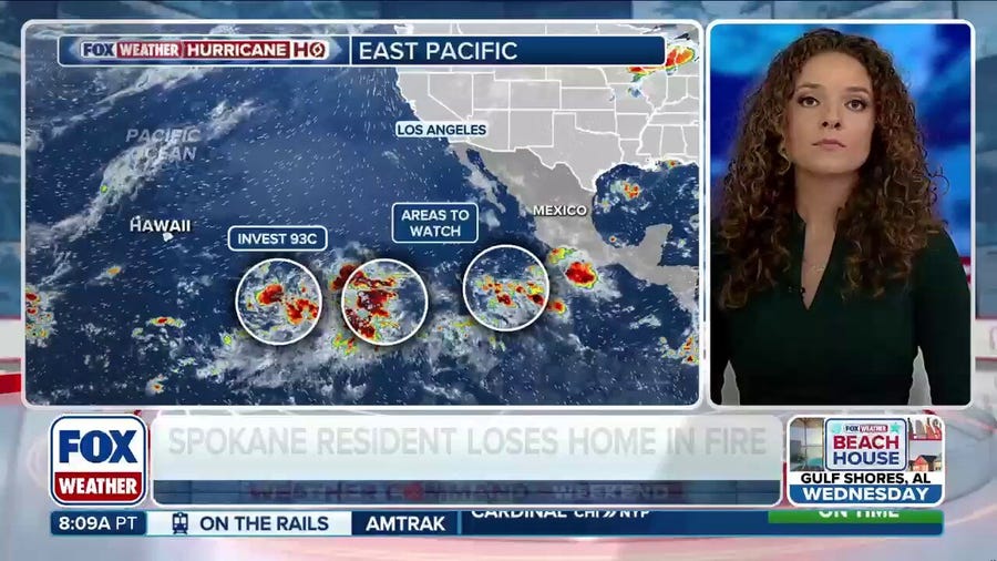 Invest 93C officially designated in Central Pacific