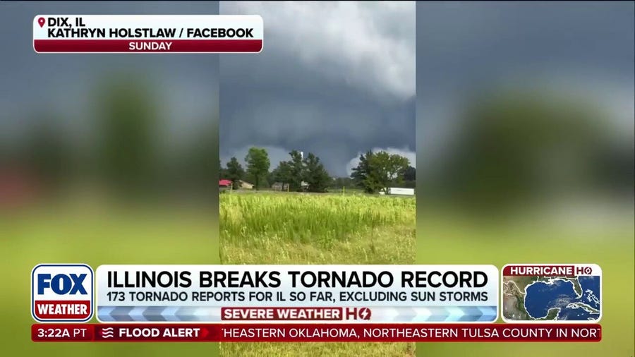 Tornado outbreak slams Midwest, pushing Illinois to all-time record