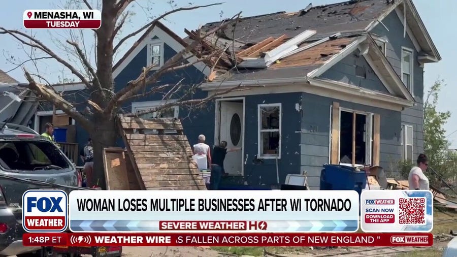 Woman loses multiple businesses in wake of Wisconsin tornado