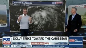 Nor'easter Nick Pittman drops by the FOX Weather studios to talk through the flood risk for the Southeast as well as the remnants of Dolly