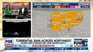 Flood threat targets the Northwest this weekend after rare Severe Thunderstorm Watch