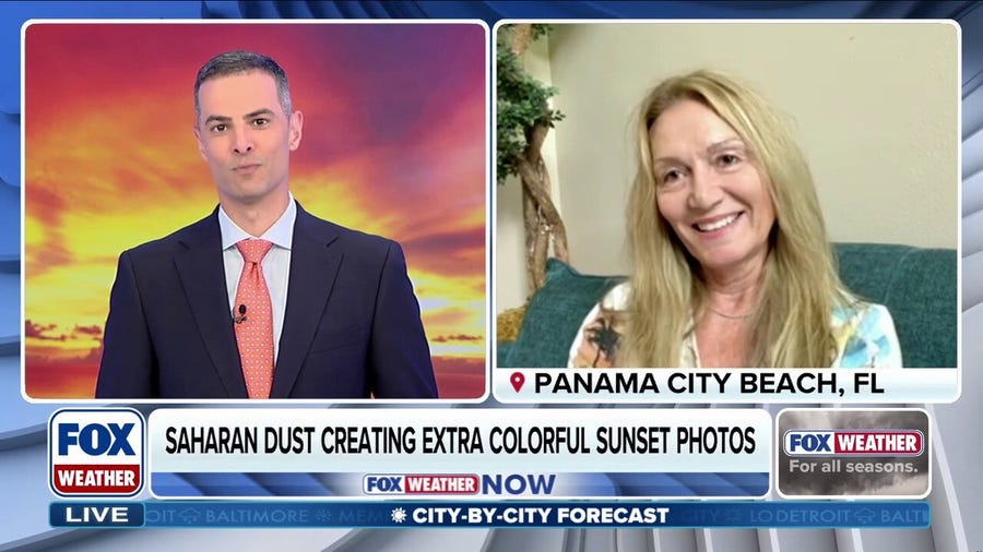 Saharan dust creates stunning sunset photos for photographers