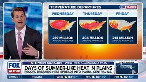 Record-breaking heat out West sends sizzling temperatures east, shattering records in parts of Plains
