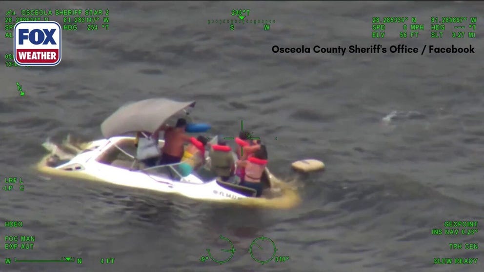 Six passengers were saved from a sinking vessel Saturday amid hazardous weather conditions. The boat was found taking on water in the middle of East Lake Tohopekaliga, Florida. Through the quick, coordinated response from multiple crews, all aboard were rescued safely with no serious injuries reported.