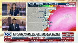 Powerful nor'easter begins to batter East Coast with coastal flooding, erosion