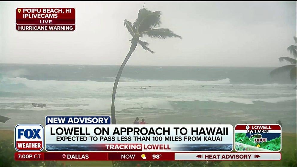 Hawaii is on high alert as Hurricane Lowell approaches the islands, potentially bringing heavy rain, flooding, power outages and damaging surf. FOX Weather Hurricane Specialist Bryan Norcross is live with the latest.