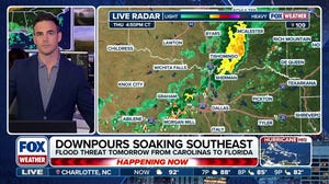 Heavy rain and severe storms to drench the East Coast