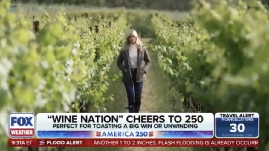 "Wine Nation" raises a glass to America 250 with a new season on FOX Nation