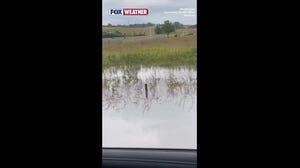 Watch: Rounds of rain turn parts of Western Iowa into a swamp