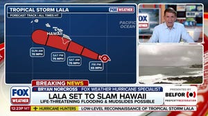 Lala forecast to slam Hawaii as a Category 1 hurricane on Saturday 