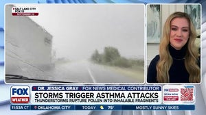 Thunderstorms linked to a rapid surge of asthma attacks