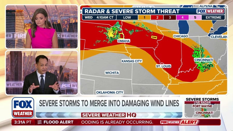Severe storms target Midwest, Ohio Valley with 800K+ still without power after deadly windstorm