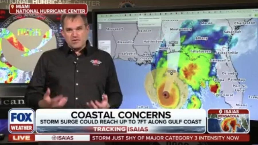 NHC's Michael Brennan: Hurricane Isaias expected to become major Category 3 storm 