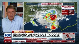 Tropical Storm Edouard barrels towards Texas and Louisiana coasts, expected to strengthen before potential landfall 