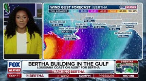 Tropical Storm Bertha peaks in intensity with maximum sustained winds of 60 mph 