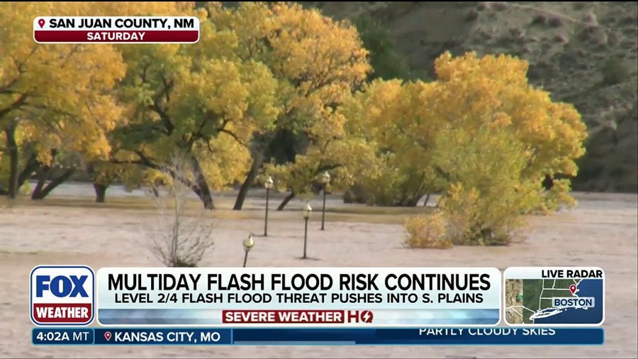 Great Plains under a multiday flash flood threat this weekend