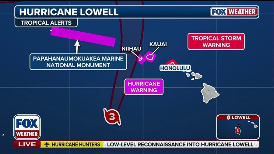 Strong rain and winds lash Hawaii amidst Hurricane Lowell