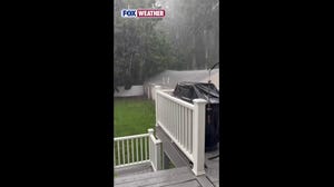 Watch: North Haledon, New Jersey, slammed by heavy rain and hail