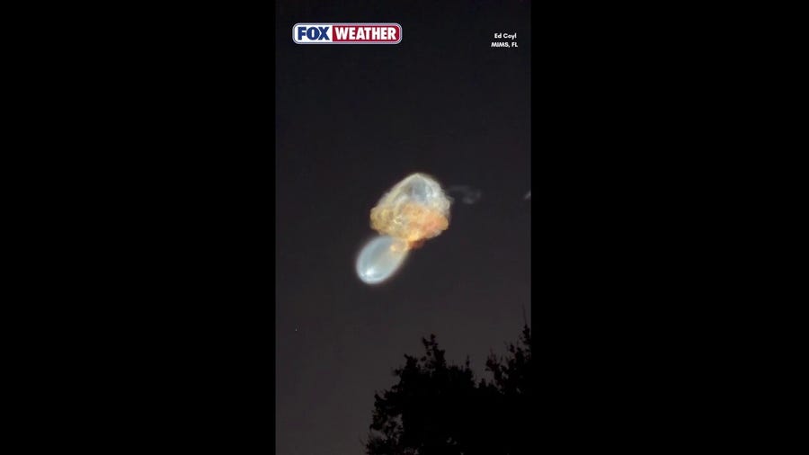 Watch: Incredible SpaceX 'jellyfish' stuns from Florida