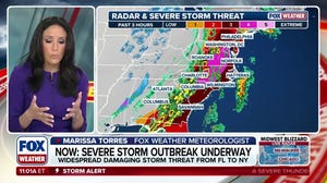 Tornado Watch issued for Washington DC amid sprawling severe severe storms threatening East Coast
