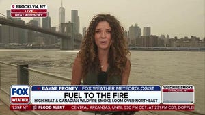 Unbearable heat and wildfire smoke plague New York City