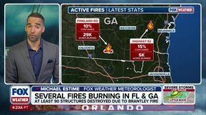 Wildfires rage across Georgia and Florida, sparking air quality concerns amid historic drought