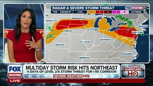  Multiday severe weather threat targets millions across the Northeast 