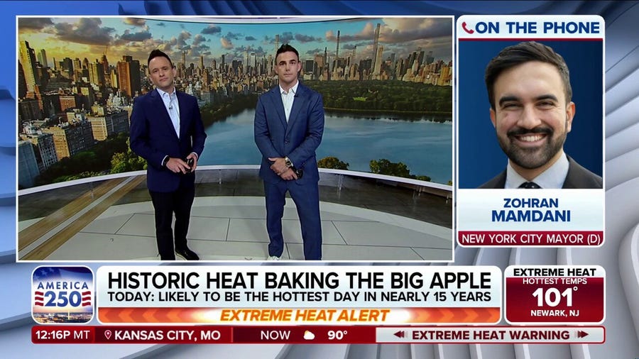 New York City Mayor Zohran Mamdani says how the city is keeping people safe amid extreme heat