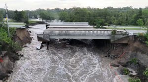 Watch: Must-see drone video captures extent of Indiana flood destruction
