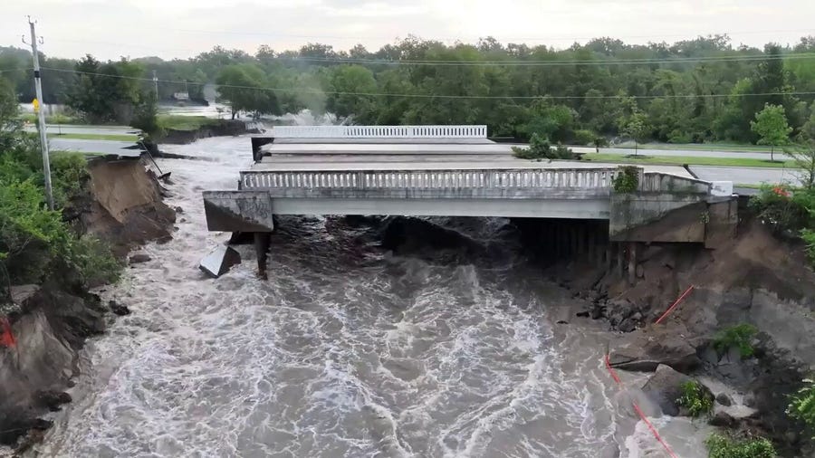 Watch: Must-see drone video captures extent of Indiana flood destruction