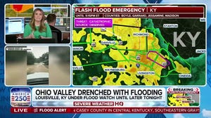 Multiple Flash Flood Emergencies issued as life-threatening flooding swamps Kentucky