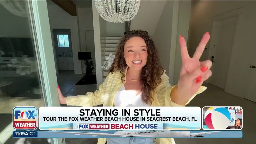 Step inside the FOX Weather Beach House in Seacrest Beach, Florida, steps away from the Gulf 