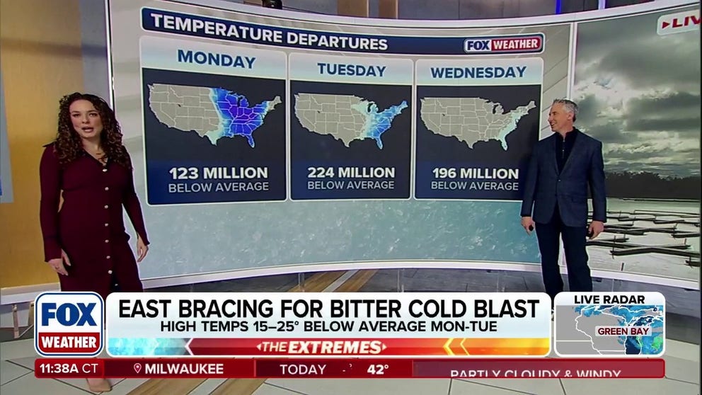 East bracing for bitter cold temperatures next week | Latest Weather ...