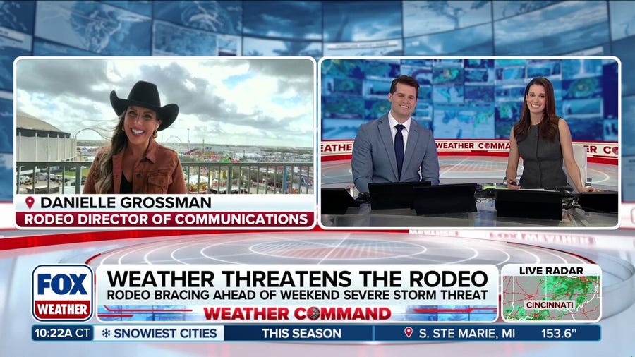 Houston rodeo returns amid risk of wet weather