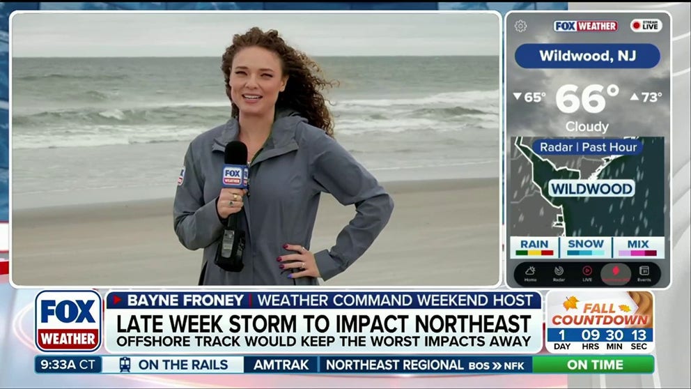 With fall finally here, Nor'easter storms are back, and storm effects are expected later this week, though some parts of the East Coast could enjoy pleasant autumn temperatures before the impacts begin.