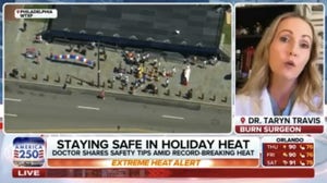 Doctor shares tips on how to stay safe during the heat wave gripping the holiday weekend
