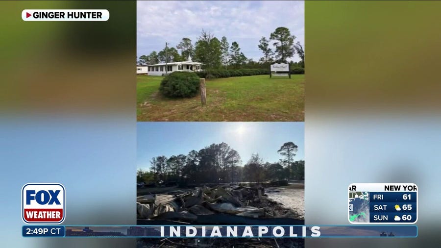 Georgia wildfire destroys woman's home, wedding business ahead of peak wedding season