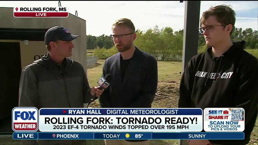 Tornado safe rooms installed after devastating Rolling Fork tornado