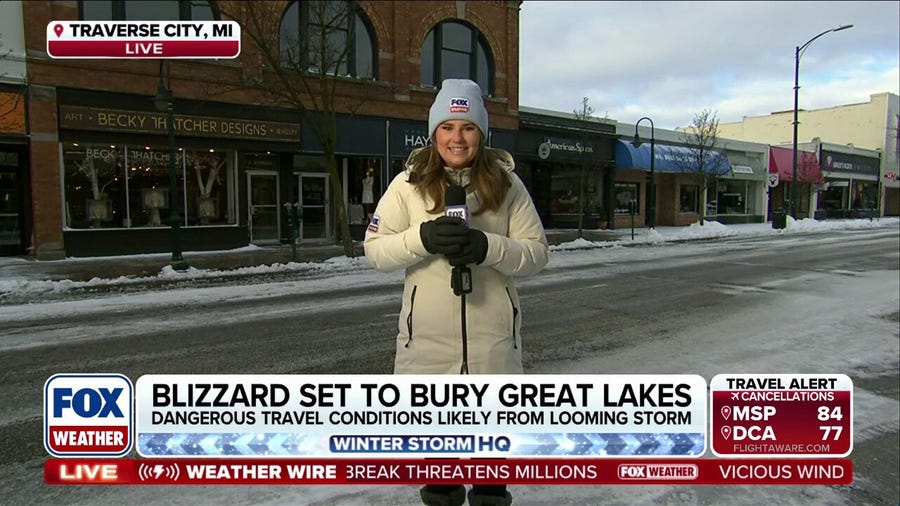 Blizzard to bury Great Lakes in feet of snow this weekend