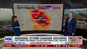 Weekend severe storm threat increasing for the southern Plains this weekend